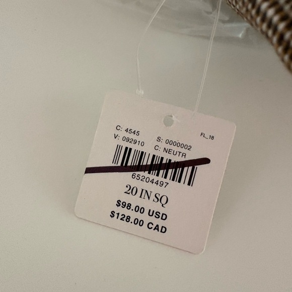 NWT Anthropologie Damiana Silk Blend Pillow - Picture 6 of 16